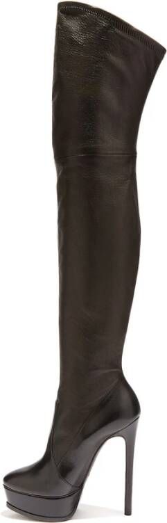 Casadei Over-knee Boots Black Dames