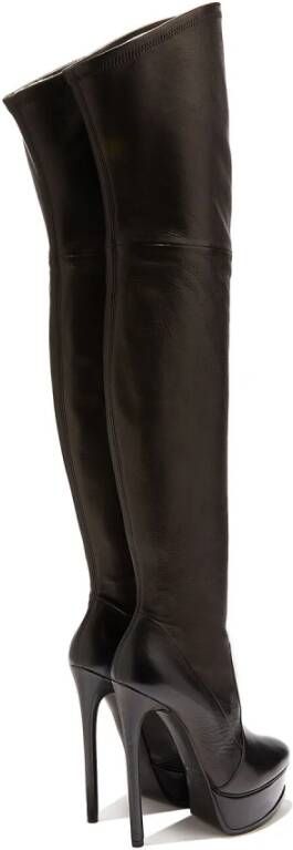 Casadei Over-knee Boots Black Dames