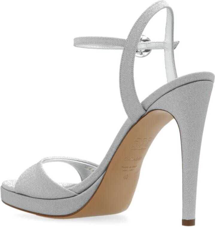 Casadei Plateausandalen Gray Dames