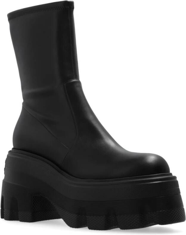 Casadei Platform Enkellaarzen Black Dames