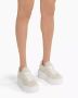 Casadei Platform Sneakers met Faux Fur White Dames - Thumbnail 3