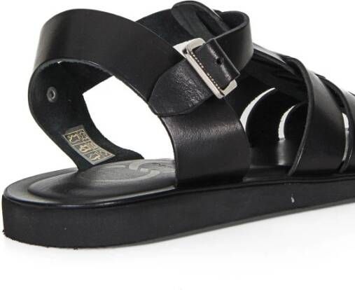 Casadei Platte sandalen Zwart Heren