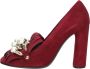 Casadei Platte schoenen Bordeaux Red Dames - Thumbnail 2