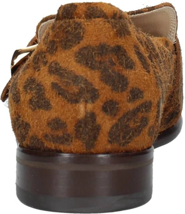 Casadei Platte schoenen met stippen Brown Dames