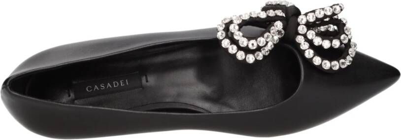 Casadei Platte schoenen Zwart Black Dames