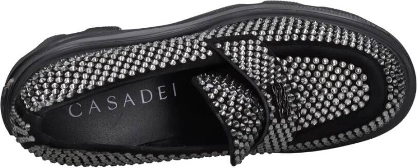 Casadei Platte schoenen Zwart Black Dames