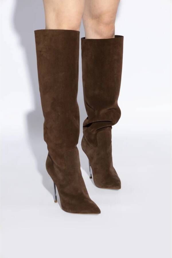 Casadei Plonge Laarzen Brown Dames