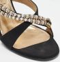 Casadei Pre-owned Canvas sandals Black Dames - Thumbnail 7