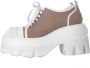 Casadei Pre-owned Coated canvas sneakers Brown Dames - Thumbnail 2