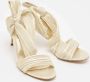 Casadei Pre-owned Fabric sandals Beige Dames - Thumbnail 2