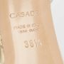 Casadei Pre-owned Fabric sandals Beige Dames - Thumbnail 6