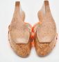 Casadei Pre-owned Fabric sandals Orange Dames - Thumbnail 4