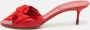 Casadei Pre-owned Fabric sandals Red Dames - Thumbnail 2