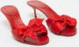 Casadei Pre-owned Fabric sandals Red Dames - Thumbnail 4