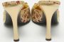 Casadei Pre-owned Fabric sandals Yellow Dames - Thumbnail 4