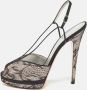 Casadei Pre-owned Lace sandals Pink Dames - Thumbnail 2