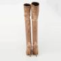 Casadei Pre-owned Leather boots Beige Dames - Thumbnail 4