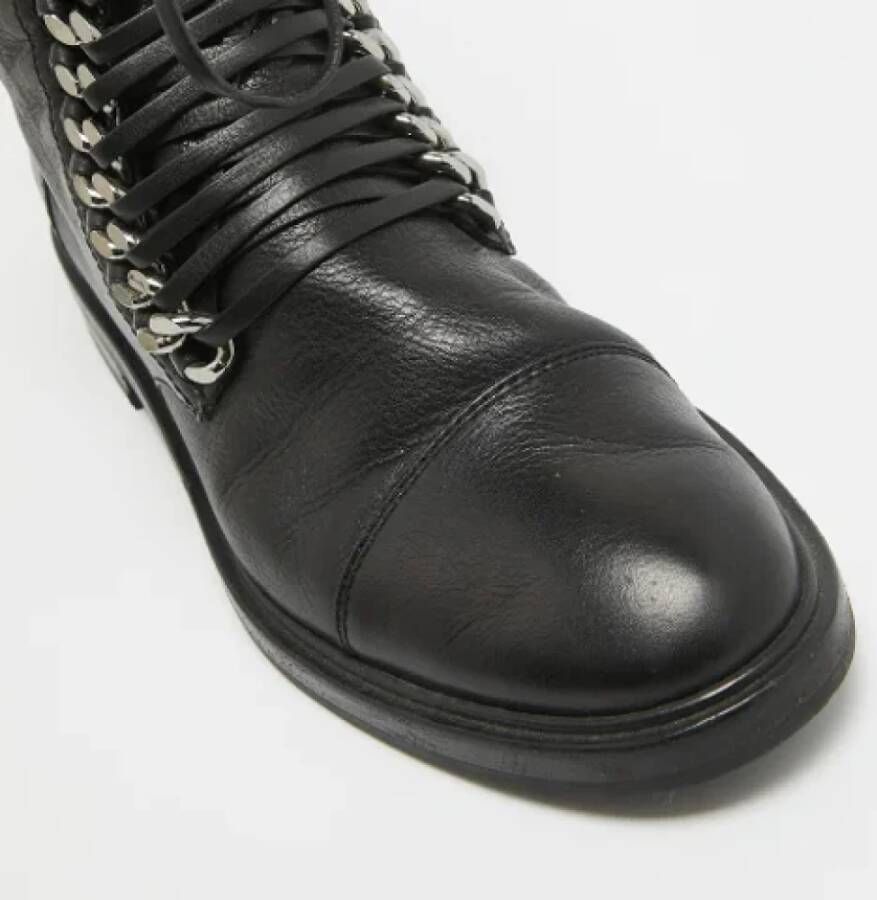 Casadei Pre-owned Leather boots Black Dames