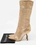 Casadei Pre-owned Leather boots Yellow Dames - Thumbnail 7