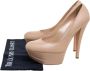 Casadei Pre-owned Leather heels Beige Dames - Thumbnail 7