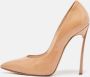 Casadei Pre-owned Leather heels Beige Dames - Thumbnail 2