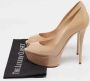 Casadei Pre-owned Leather heels Beige Dames - Thumbnail 9