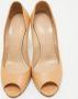 Casadei Pre-owned Leather heels Beige Dames - Thumbnail 3