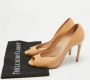 Casadei Pre-owned Leather heels Beige Dames - Thumbnail 9