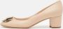 Casadei Pre-owned Leather heels Beige Dames - Thumbnail 2