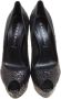 Casadei Pre-owned Leather heels Black Dames - Thumbnail 2