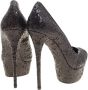 Casadei Pre-owned Leather heels Black Dames - Thumbnail 4