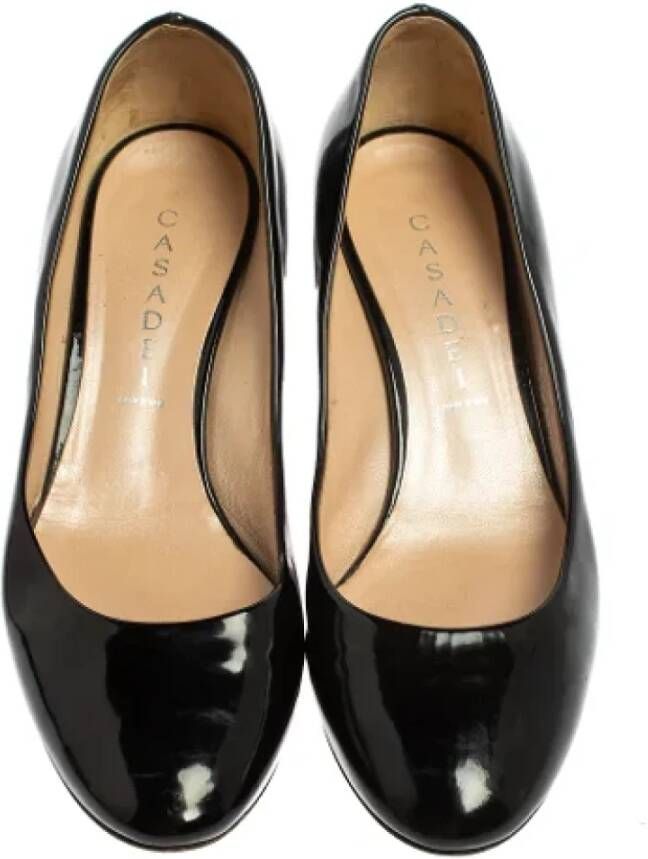 Casadei Pre-owned Leather heels Black Dames