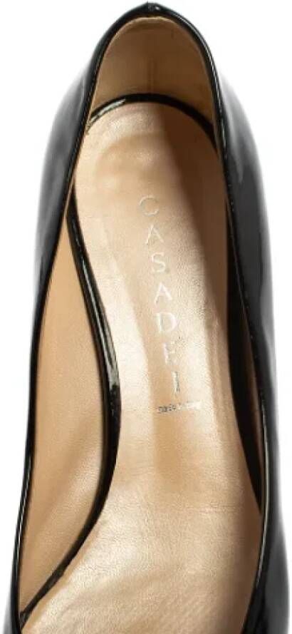 Casadei Pre-owned Leather heels Black Dames