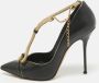 Casadei Pre-owned Leather heels Black Dames - Thumbnail 2