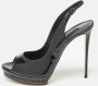 Casadei Pre-owned Leather heels Black Dames - Thumbnail 2