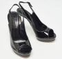 Casadei Pre-owned Leather heels Black Dames - Thumbnail 4