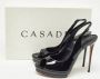 Casadei Pre-owned Leather heels Black Dames - Thumbnail 9