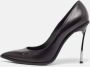 Casadei Pre-owned Leather heels Black Dames - Thumbnail 2