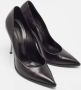 Casadei Pre-owned Leather heels Black Dames - Thumbnail 4