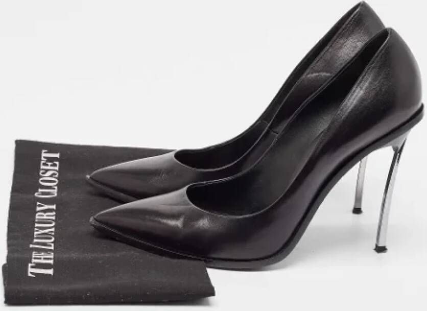 Casadei Pre-owned Leather heels Black Dames