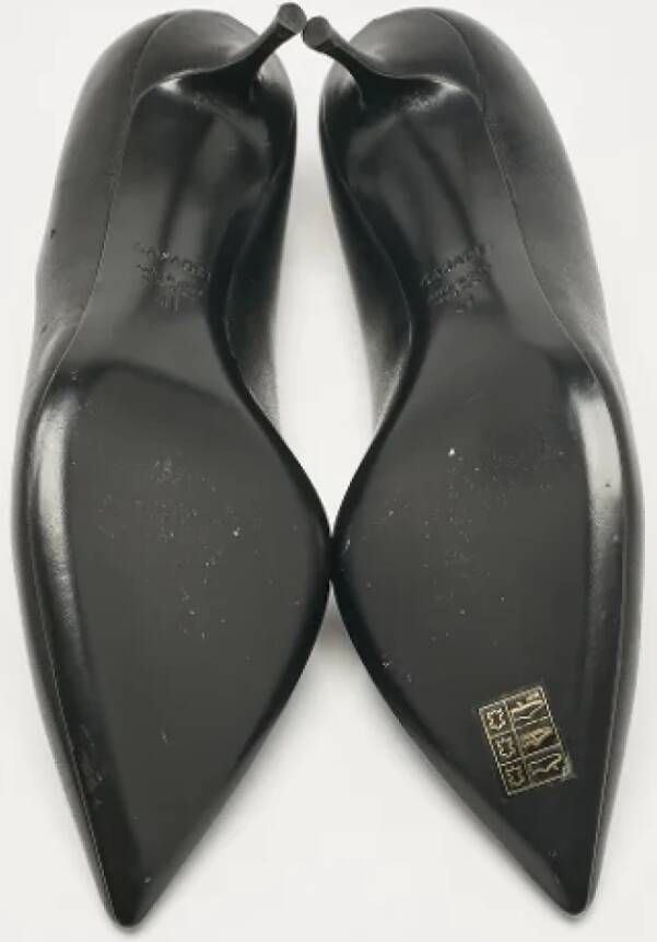 Casadei Pre-owned Leather heels Black Dames