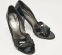 Casadei Pre-owned Leather heels Black Dames - Thumbnail 4