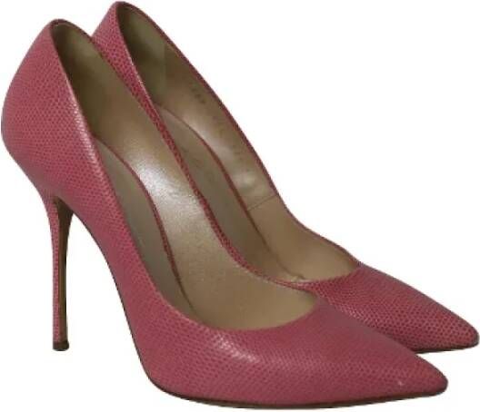 Casadei Pre-owned Leather heels Pink Dames