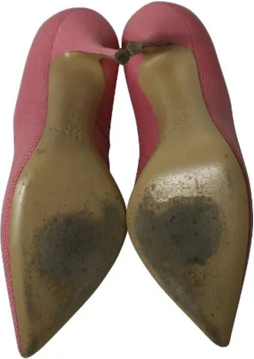 Casadei Pre-owned Leather heels Pink Dames