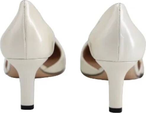 Casadei Pre-owned Leather heels White Dames