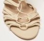 Casadei Pre-owned Leather sandals Beige Dames - Thumbnail 6