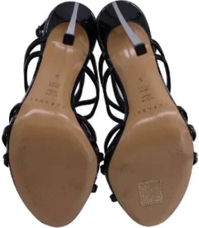 Casadei Pre-owned Leather sandals Black Dames