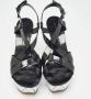 Casadei Pre-owned Leather sandals Black Dames - Thumbnail 3