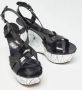 Casadei Pre-owned Leather sandals Black Dames - Thumbnail 4