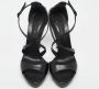 Casadei Pre-owned Leather sandals Black Dames - Thumbnail 3